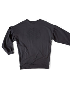 Livets Blomma Sweater – Svart. Flower of Life Sweater – Black.