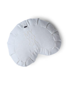 Crescent Meditationskudde Linne white. Crescent Meditation Pillow white