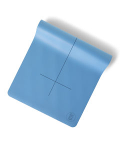 PU Yoga Mat Blue Yoga Matta PU blå