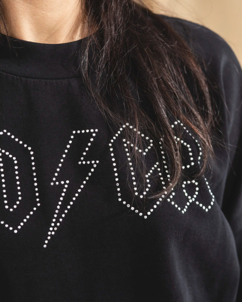 Yogatröja m Rhinestones. Yoga Sweater Rhinestone