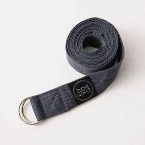Yogastrap, yogabälte i grått