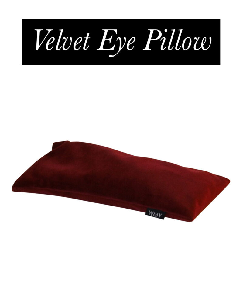 Ögonkudde i sammet bourdo. pink. Eye pillow velvet bourdo.