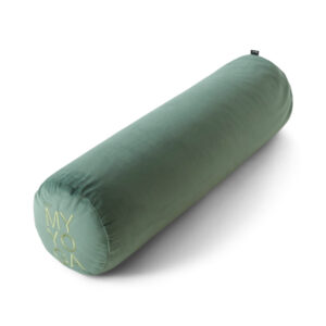 Egg Blu Cylinder Bolster in Velvet
