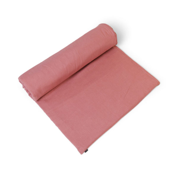 Dusty Pink Linen Yoga Matress