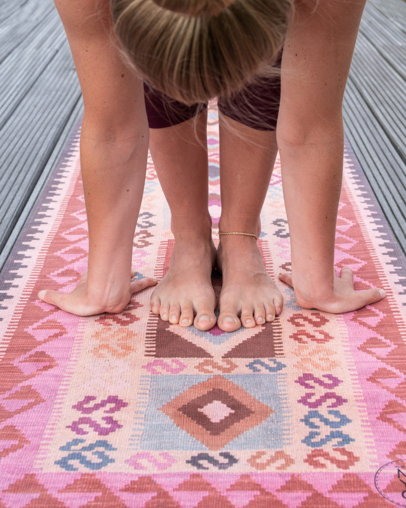Pink Kilim Yoga Mat