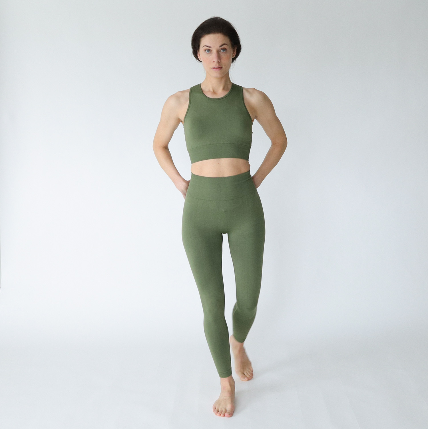 Green Seamless Yoga Set