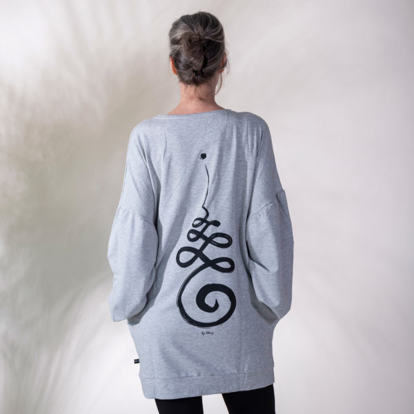 Unalome Sweatshirt & Flower of Life Sweatshirt.