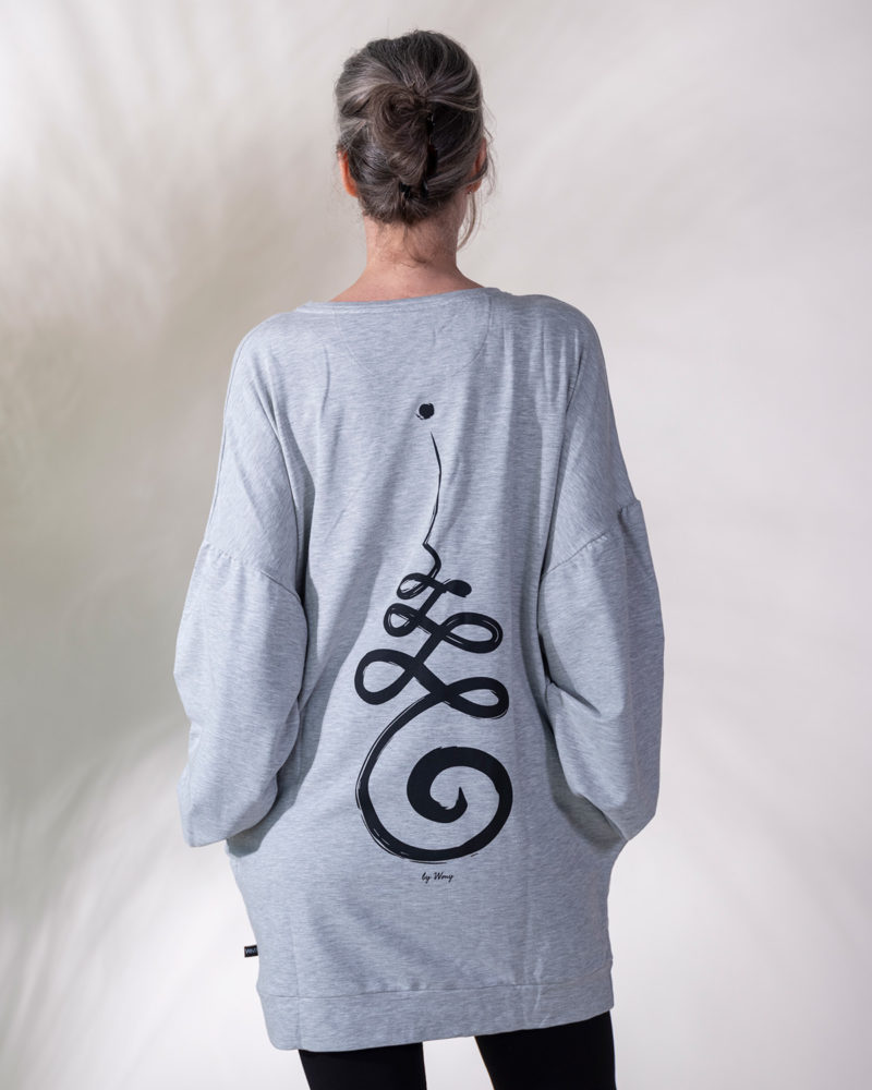 Unalome Sweatshirt & Flower of Life Sweatshirt.