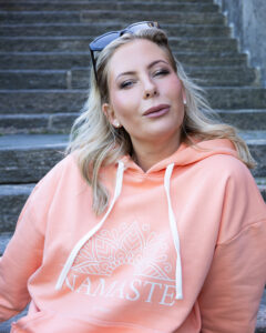 Namaste Luvtröja Peach Namaste Hooded Sweatshirt