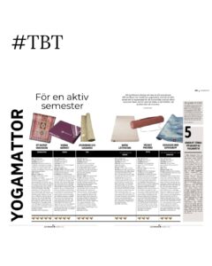 Bästa yoga resemattan. Pink Kilim Travelling Yoga Mat. Rosa Kelim Rese Yogamatta. Wearmyyoga