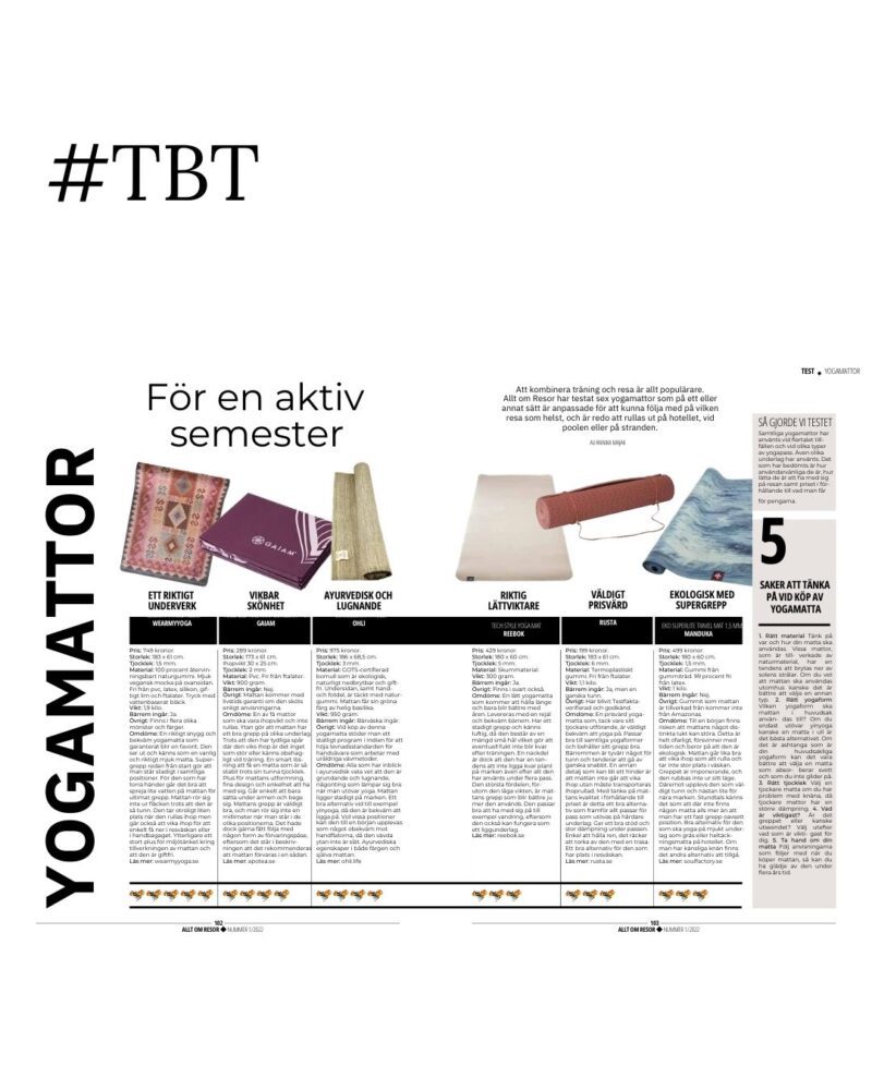 Bästa yoga resemattan. Pink Kilim Travelling Yoga Mat. Rosa Kelim Rese Yogamatta. Wearmyyoga