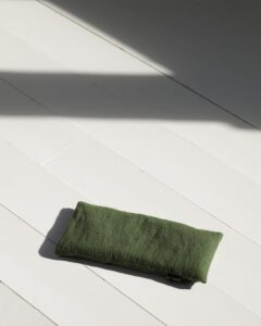 Green Eye Pillow. Grön Ögonkudde.