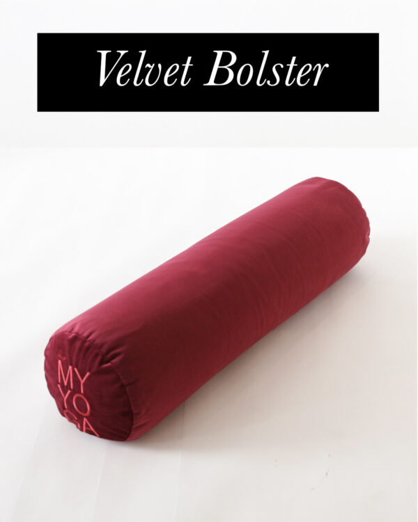 Bolster Cylinder Sammet. Velvet Cylinder Bourdo.