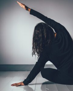 Black LS Slim Top Svart Långärmad Top