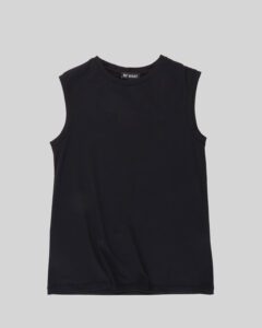 Loose tank top, black, Löst sittande tank top, svart.