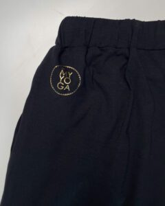 4.5 Wide lounge Trousers black. Vida lounge byxor, färg svart.