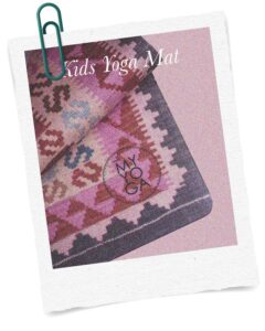 Kid yoga Mat. Barn Yoga Matta Pink kilim. Rosa Kilim. Jute Yoga Mat Balck Week Yoga matta Black Week Yoga Mat