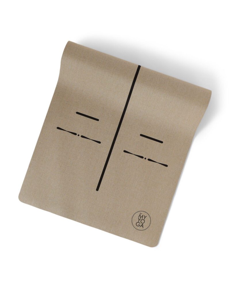 Yoga Matta jute och naturgummi. Yoga Mat Jute with a base of natural rubber.