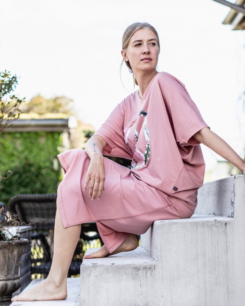 Pink Skirt Rosa Kjol