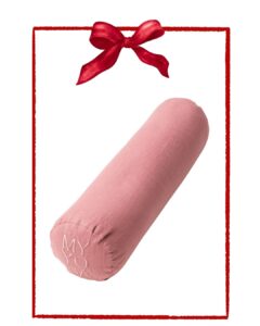 Dusty Pink Linen Bolster Rosa Linne Bolster