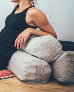 Linen Bolster Linnebolster, Bolster linne.