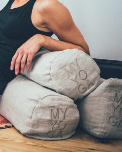 Linen Bolster Linnebolster, Bolster linne.