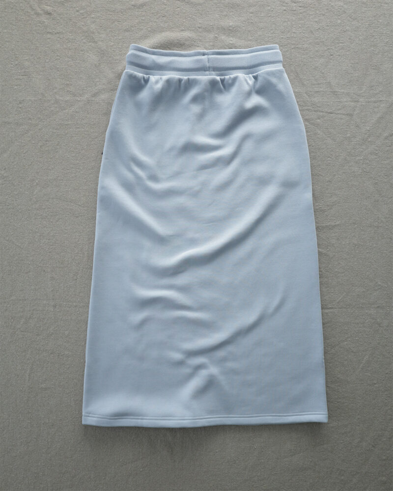 Himmelsblå Sweatshirt Kjol. Cloudblue Sweatshirt Skirt. Himmelblau Sweatshirt-Rock