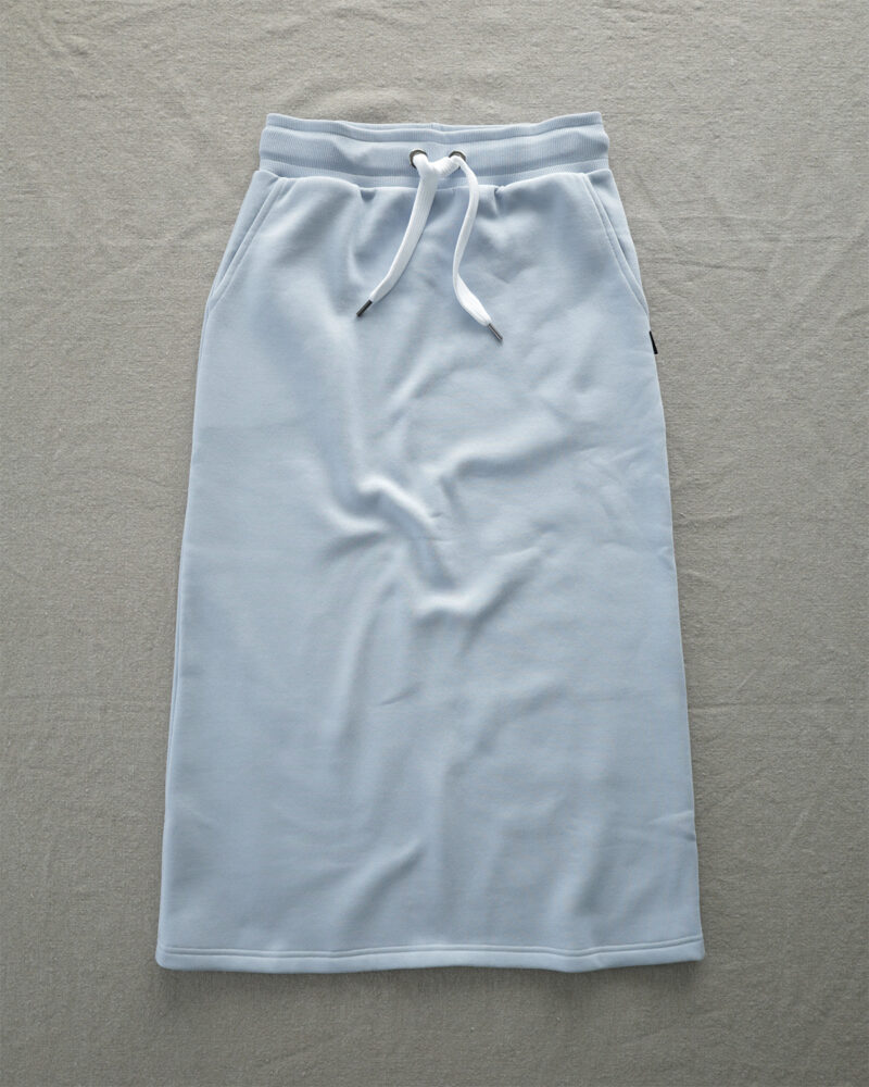 Himmelsblå Sweatshirt Kjol. Cloudblue Sweatshirt Skirt. Himmelblau Sweatshirt-Rock