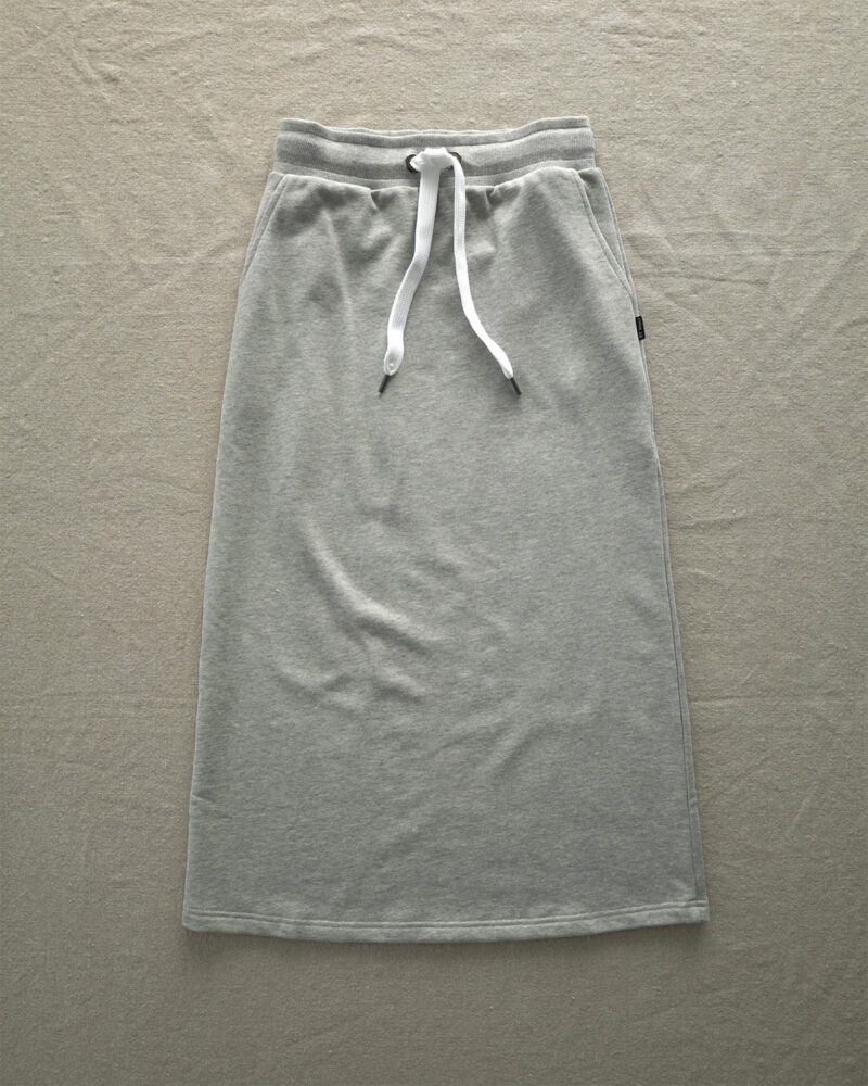 Grå Sweatshirt Kjol. Grey Sweatshirt Skirt. Graue Sweatshirt-Rock