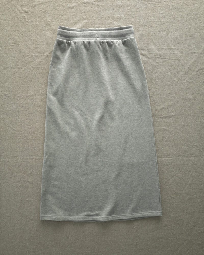 Grå Sweatshirt Kjol. Grey Sweatshirt Skirt. Graue Sweatshirt-Rock