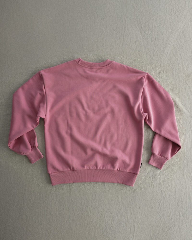 Hallonrosa Pilates Sweatshirt. Raspberrypink Pilates Sweatshirt. Himbeerrosa Pilates Sweatshirt.