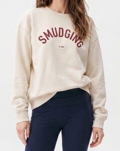 Smudging Over Sized Sweatshirt.