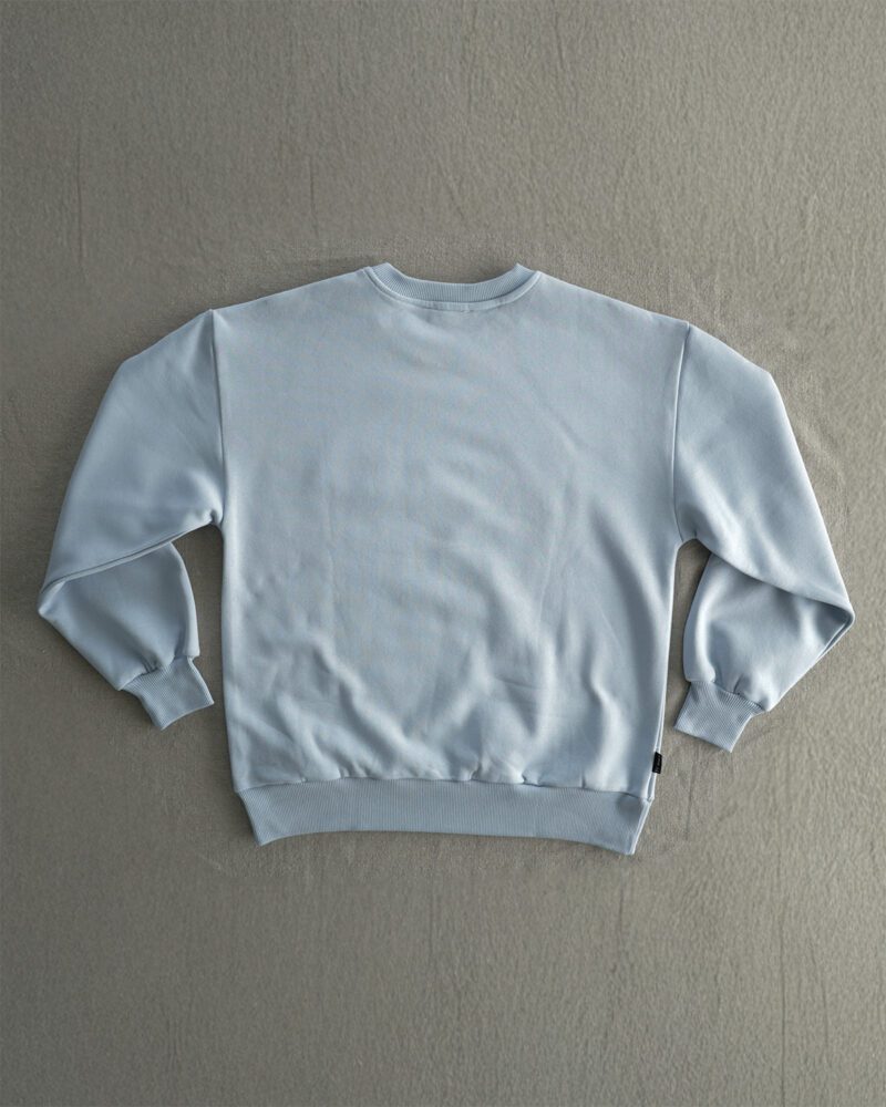 Himmelsblå Sweatshirt. Cloudblue Sweatshirt. Himmelblau Sweatshirt.